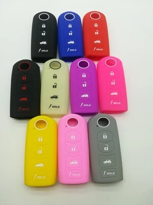 Cubierta de llave remota de silicona para TOYOTA YARIS iA 2016 SCION IA 2017 2018 2019 Foto 1 de 4