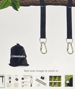 Baumschaukel Gurt Aufhängeset 5 Fuß extra lange Baumschaukel Riemen halten 2200 Pfund - Bild 1 von 4