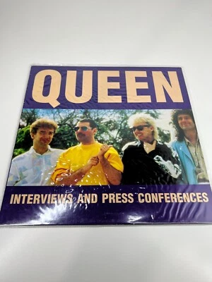 QUEEN – Interviews And Press Conferences PROMO 12" PICTURE DISC LP RARE - Image 1 of 4