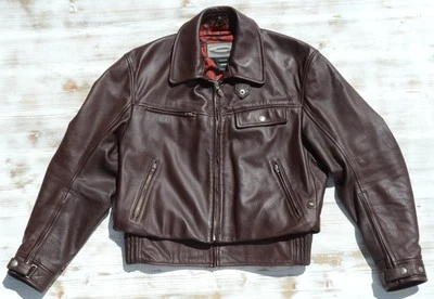 BMW CANYON MOTORRADJACKE LEDERJACKE CAFERACER  CRUISER RETRO GR. 52 - Bild 1 von 4