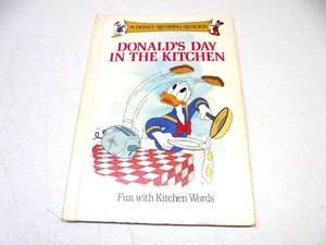 Vintage 1988 Donald's Day in the Kitchen Hardcover Book Disney Donald Duck - Picture 1 of 9