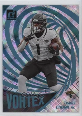 2023 Panini Donruss Vortex Cosmic /100 Travis Etienne Jr #VOR-15 - Image 1 of 2