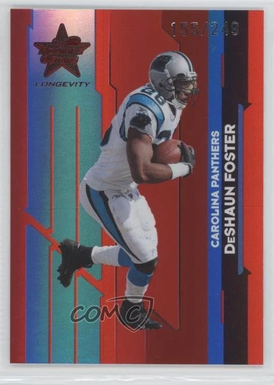 2006 Leaf Rookies & Stars Longevity Ruby /249 DeShaun Foster #14 - Image 1 of 2