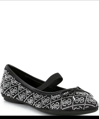 Guess Mujer Kairo Ballet Plano, Negro 001, Talla 6.5M, Nuevo con Caja Foto 1 de 4