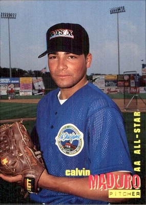 Calvin Maduro 1996 Best AA All-Stars #24 RC FREE SHIPPING AutographDen - Image 1 of 2