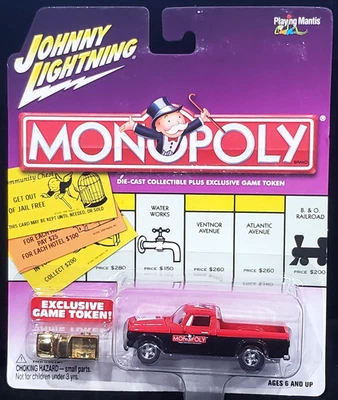 Camioneta pickup Johnny Lightning años 60 1960 Studebaker Monopoly Indiana Ave + Gm Tkn Foto 1 de 2