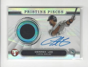 2024 Topps Pristine Pristine Pezzi Derrek Lee MAGLIA AUTOGRAFO Marlins - Foto 1 di 2