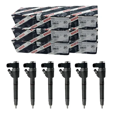 Inyectores de combustible 6 piezas 0445110190 0445110189 6110701687 para Mercedes Benz Sprinter Foto 1 de 4