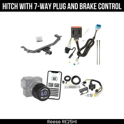 Control de freno de cableado Reese Tow PKG para receptor 13-18 Acura RDX 44695 2" clase 3 Foto 1 de 4