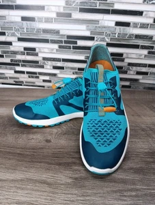 OluKai Miki Trainer Shoes Womens Size W7 Teal Blue Athletic Lightweight Comfort - Picture 1 of 13