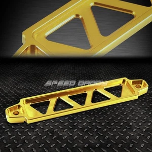 220MM/190MM GOLD BILLET ALUMINUM CAR BATTERY TIE DOWN MOUNT BRACKET BRACE BAR - Bild 1 von 7
