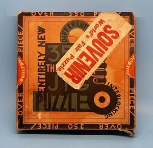 1933 World’s Fair Souvenir Jig Cut Puzzle A Century Of Progress - Picture 1 of 16