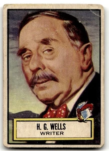 1952 Topps Look 'n See (R714-16) #119 H. G. Wells en muy buen estado-en muy buen estado (arruga) ¡Sin precio base! - Imagen 1 de 2