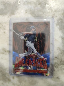 2022 Panini Donruss /249 Baseball Juan Soto Unleashed Blue Parallel - Picture 1 of 2