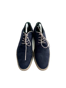 NEU Todd Welsh blau Wildleder Kappe Zehe Oxford elegante Schuhe Herren Größe 8 M - Bild 1 von 7