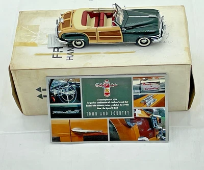 1948 Chrysler Town & Country Convertible Top Boot Franklin Mint 1:24 New in Box - Image 1 of 4