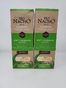 2 ~ Tio Nacho ~ Anti-Schäden ~ Gelée Royale + Aloe Shampoo 14 flüssige Unzen - Bild 1 von 6