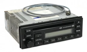 2003-05 Kia Rio AM FM Radio Single Disc CD Player w Pigtail Aux Part 96160FD110 - Bild 1 von 6