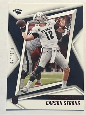 2022 Panini Chronicles Draft Picks - PlayBook Carson Strong #4 Red /149 (RC) - Image 1 of 4