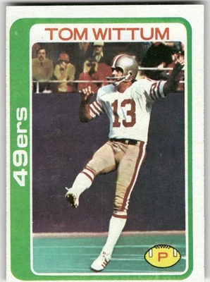 1978 Topps - Tom Wittum #77 49ers - Image 1 of 2