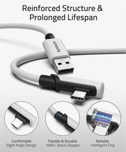 Syntech 5m Link Cable USB 3.0 to USB-C for Meta Quest 3/2/Pro, Pico 4, PC VR - Picture 1 of 8