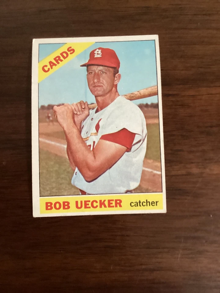 1966 Topps - Bob Uecker #91 intercambio notado en la parte trasera. En muy buen estado++ex con. Orig. propio. Foto 1 de 1