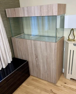 AquaOak Urban Oak 105 cm Aquarium 200 L – Cabinet, Light, Filter, Heater, LED - Picture 1 of 14