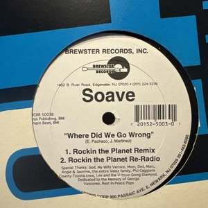 Soave – Where Did We Go Wrong 12” Freestyle Vinyl Brewster Records NJ  - Bild 1 von 8