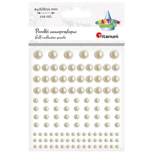 Selbstklebende Perlen Mix ecru - Bild 1 von 3