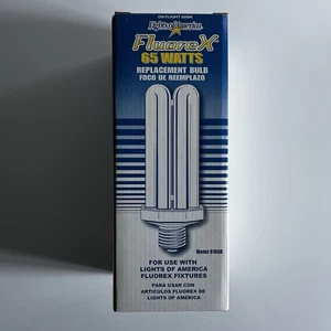 Lights of America Fluorex 65 Watt Fluorescent Light Bulb 9166B 6500K Brand New - Picture 1 of 6