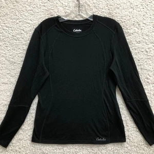 Cabelas Shirt Small Erwachsene schwarz Dri Release Rundhalsausschnitt Langarmshirt Damen S - Bild 1 von 9