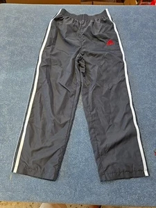 Adidas Track Pants Gray/ White Stripes Boys / Girls Size 6 - Picture 1 of 4