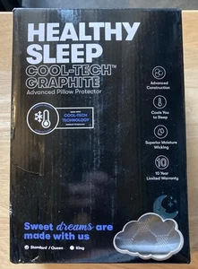 Healthy Sleep COOL-TECH Advanced Pillow Protector Standard/Queen ~ NEW - Picture 1 of 7