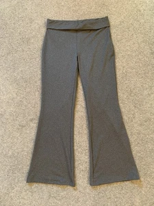 Pantalón Shein Petite Jersey Acampanado Cintura Elástica Elástica Gris Talla L - Imagen 1 de 12