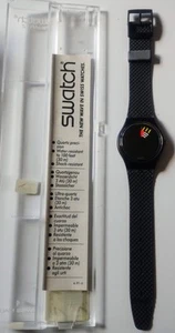 [1] QUARTZ 1989 _ COLOR WINDOW _ GB 715 .... SWATCH vintage da collezione - Foto 1 di 4