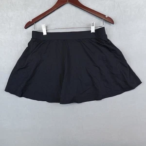 Spanx Swim Skort Piqué Shaping High Rise Fit Größe Large schwarz Strand Pull On - Bild 1 von 9