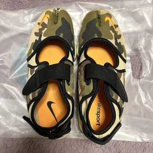 NIKE Air Rift Sneakers Shoes 29cm Camouflage Green Orange Men's New from Japan - Picture 1 of 12