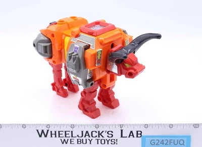 Tantrum METAL Predaking 1986 Vintage Hasbro G1 Transformers Bull Action Figure - Image 1 of 4