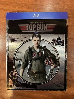 TOP GUN (Blu-ray, 2015) Embossed Steelbook Metalpak Tom Cruise Target Exclusive - Image 1 of 4
