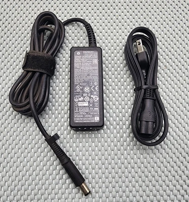 Genuine HP Laptop Charger AC Adapter Power Supply 744481-003 45W 19.5V tested  - Image 1 of 4