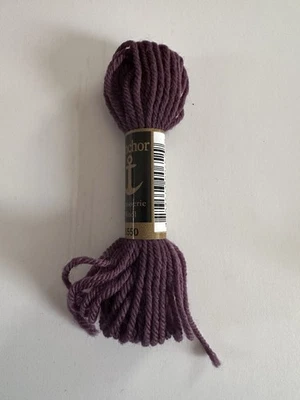 Anchor Tapestry Wool (Tapisserie) Yarn - 10m Skein Shade No. 8550 Purple Violet - Image 1 of 4