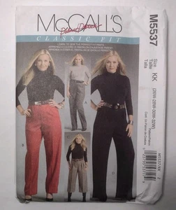 McCall's M5537 Pattern Uncut Women's Pants Size 26-32W - Afbeelding 1 van 2