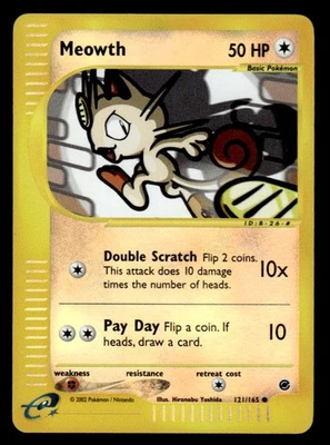Pokemon Meowth Expedition Reverse Holo e-Card #121/165 ESE - Image 1 of 2