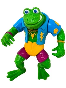 GENGHIS FROG - Frosch Turtles Action Playmates 1990 TMNT INKgrafiX Toys A406 - Picture 1 of 8