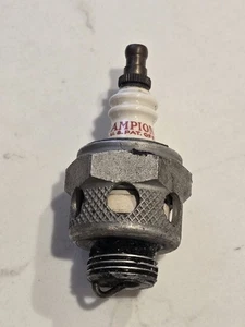 HARLEY OEM Knucklehead Flathead Panhead Champion #3 Spark Plug - Bild 1 von 7