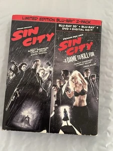 Sin City/Sin City: A Dame to Kill For (Blu-ray 3D Disc, 2015) NO DIGITAL - Picture 1 of 2