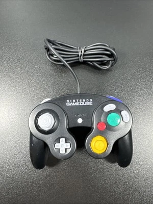Mando Nintendo GameCube negro azabache DOL-003 OEM probado Foto 1 de 4