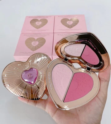 Charlotte Tilbury Soulmates Airbrush Flawless Pink Blush Palette - New with Box