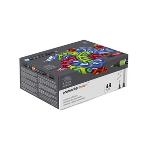 Juego de pinceles Winsor & Newton ProMarker, 48 unidades, colección esencial conjunto de 48 - Imagen 1 de 7