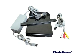 Paquete de consola Nintendo RVL-101 Wii - negra - Imagen 1 de 5